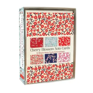 Cherry Blossom Note Cards 12 Blank Note Cards & Envelopes (4 X 6 Inch Cards in a Box)