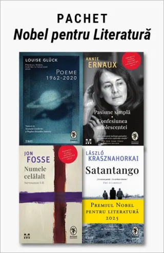 Pachet Nobel pentru Literatură. Poeme: 1962-2020/Pasiune simplă/Numele celălalt/Satantango