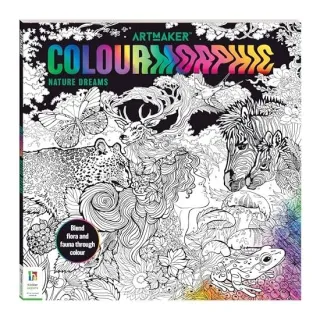 Art Maker Colourmorphic Colouring Book Nature Drea