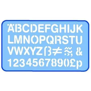 Helix 20mm 2cm Letter Stencil