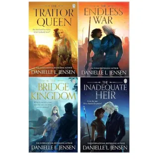 Danielle Jensen The Bridge Kingdom Series Collection 4 Books Set (bridge Kingdom, Traitor Queen, Inadequate Heir, Endless War)