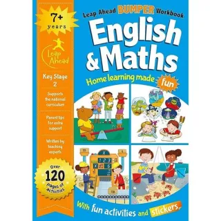 Leap Ahead Bumper Workbook: 7+ Years English & Maths