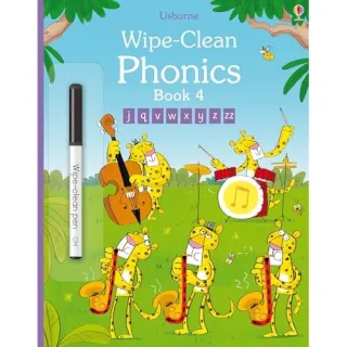 Wipe-Clean Phonics Book 4, Mairi Mackinnon, Fred Blunt