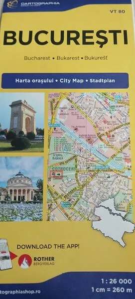 Harta orașului București
