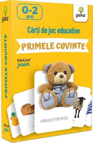 Primele cuvinte (0-2 ani). Cărți de joc educative. EduCard Junior