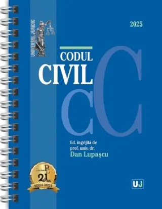 Codul civil Ianuarie 2025 (ediție spiralată)