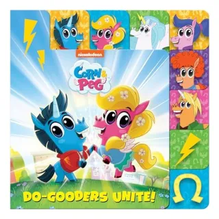 Corn & Peg Tabbed Board Book (Corn & Peg)
