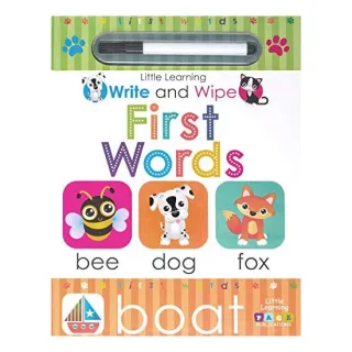 Page Publications Collection - Write and Wipe First Words - Early Learning for Children - Best Activity Book - Colorful and Durable Books - Perfect for Age 1 to 4
