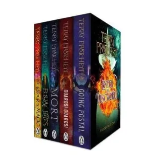 Terry Pratchett Discworld Novels Series 5 Books Collection Box Set