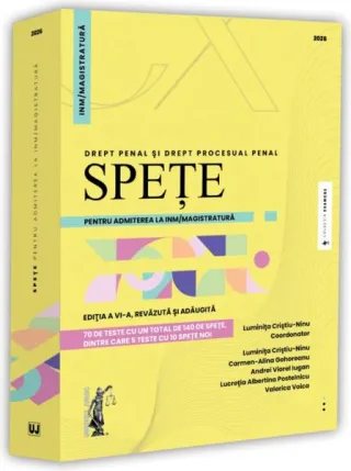 Spețe pentru admiterea la INM / magistratură. Drept penal și drept procesual penal