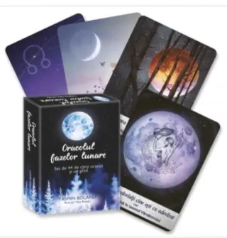 Oracolul fazelor lunare. Set de 44 de cărți oracol și un ghid