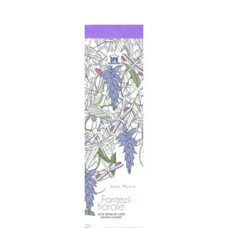 Semne de carte de colorat. Fantezii florale