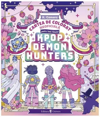 K-Pop Demon Hunters. Cartea de colorat neoficială