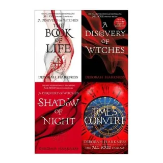 All Souls Trilogy Deborah Harkness Collection 4 Book Set (A Discovery of Witches, Shadow of Night, The Book of Life, Times Convert)