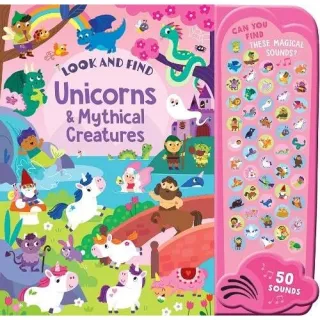 Look and Find - Unicorns & Mythical Creatures (50-Button Mega Sound Book)