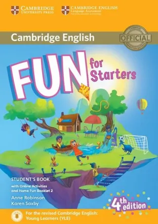 Fun for Starters. Student's Book with Online Activities and Home Fun Booklet 2