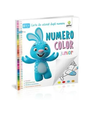 NumeroColor Junior. Carte de colorat după numere