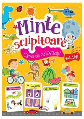 Minte sclipitoare. Carte de activități +4 ani