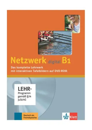 Netzwerk digital B1. Deutsch als Fremdsprache. Lehrwerk digital mit interaktiven Tafelbildern, DVD-ROM