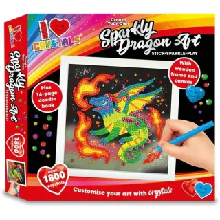 Love Crystals: Create Your Own Sparkly Dragon Art