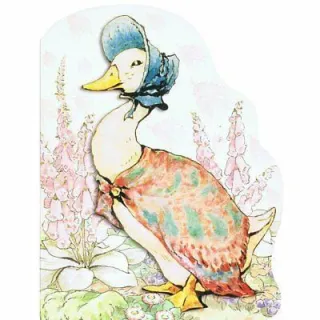 Large Shaped Jemima Puddle-Duck, Beatrix Potter