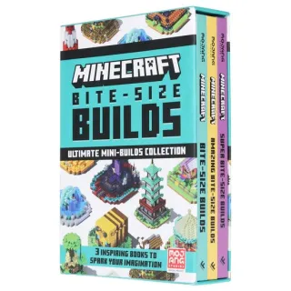 Minecraft Bite-Size Builds by Mojang (3 Books Collection Box Set)