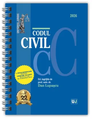 Codul civil Ianuarie 2026 (ediție spiralată)