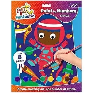 Art Fantastic Paint-By-Numbers Kit: Space
