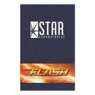 The Flash - Ruled Journal with Pocket