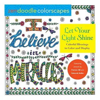 Zendoodle Colorscapes : Let Your Light Shine