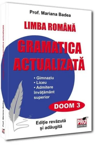 Limba română, gramatica actualizată pentru elevi