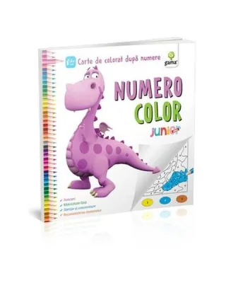 NumeroColor Junior Plus. Carte de colorat după numere