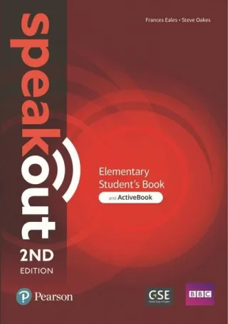 Speakout Elementary 2nd Edition Student's Book with Digital Resources and ActiveBook A2
