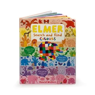 Elmer Search and Find Colours