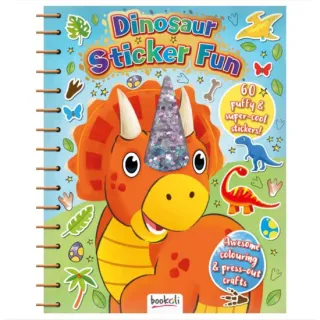Dinosaur Sticker Fun Book 60 Stickers Colourin(...)