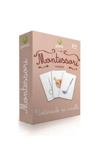 Vocabular. Ustensile și unelte (2+ ani) Cărți de joc