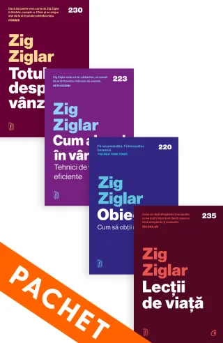 Pachet Zig Ziglar – „Maestrul vânzărilor și al motivației“