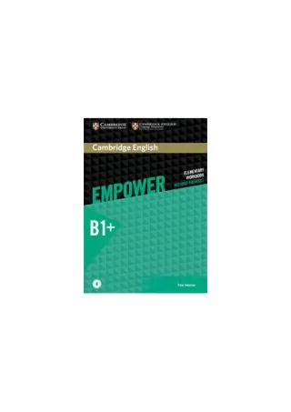 Cambridge English Empower Intermediate Workbook without Answers with Downloadable Audio