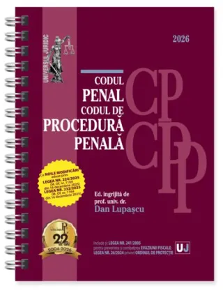 Codul penal și Codul de procedură penală. Ianuarie 2026 - Ediție spiralată