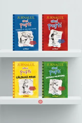 Pachet Seria Jurnalul unui puști (Vol. 1–4)