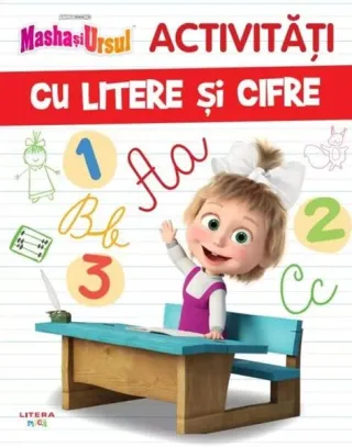 Masha și Ursul. Activități cu litere și cifre