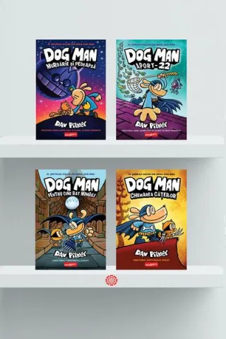 Pachet Seria Dog Man (Vol. 6–9)