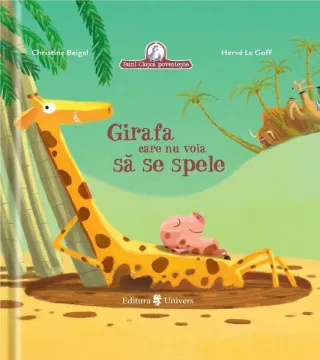 Girafa care nu voia să se spele
