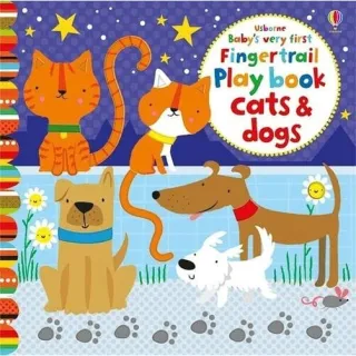 UBN Baby's Very First Fingertrails Playbook Cats and Dogs (Baby's Very First Books)
