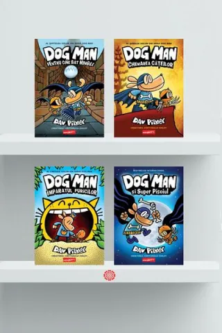 Pachet Seria Dog Man (Vol. 4–7)