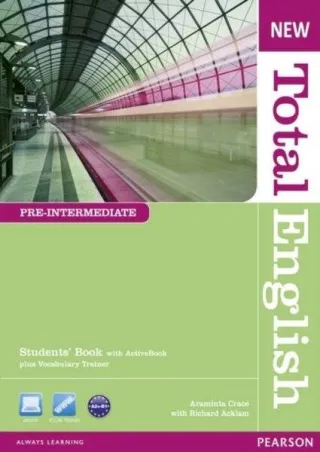 New Total English Pre-Intermediate A2+. Student's Book with ActiveBook and Vocabulary Trainer