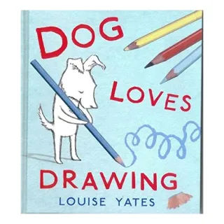 Dog Loves Drawing