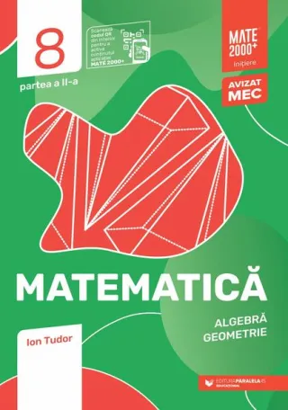 Matematică. Algebră, geometrie. Caiet de lucru. Clasa a VIII-a. Inițiere. Partea a II-a