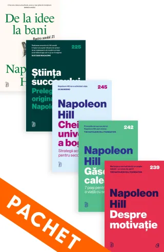 Pachet Napoleon Hill – „Drumul spre succes și bogăție“