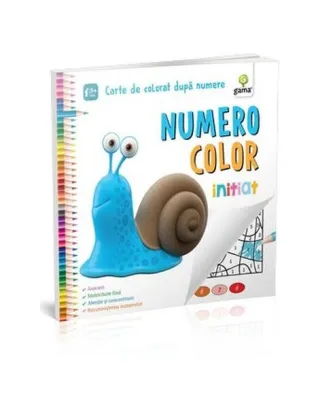 NumeroColor Inițiat. Carte de colorat după numere